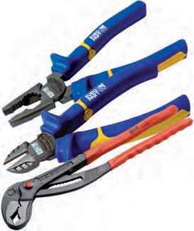 Tools 163 Pliers set Scope of supply 1 universal pliers, length 180 mm 1 side cutting nippers, length 160 mm 1 Viper water pump pliers, length 250 mm Order no.