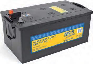 It goes without saying that the quality requirements of EUROPART starter batteries comply with general DIN/EN standards.