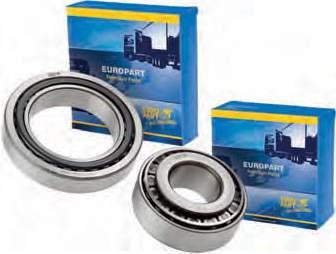 84 Wheel suspension and bearings Tapered roller bearing 5 Axle and steering parts Type Outer Inner Height Order no.