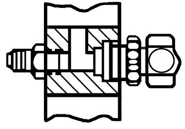 In Figure 4, shown by the block inlets/outlets, are numbers indicating hardware to be installed at these locations.