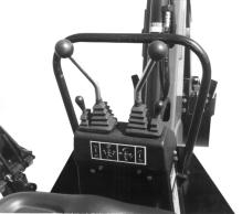 Refer to SPECIFICATIONS for hydraulic flow volume requirements. When powering from tractor systems with higher output, reduce engine RPM to obtain acceptable backhoe operating speed.