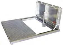 Access Roof Hatch with Skylight & Safety Bar