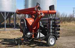 1300± Bushel Hopper. Butler 15 Ft 3 Ring. Grain Handling Equipment 2002 Buhler Farm King 1060 Mechanical Swing Grain Auger.