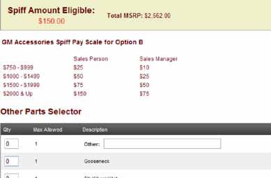 estimated spiff payout and