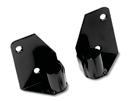 Available in three finishes: diamond plate, black diamond plate and 12-gauge steel. MIRROR RELOCATION BRACKETS These brackets allow your factory mirrors to be relocated to the windshield hinge.