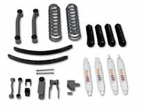 Suspension SUSPENSION LIFT KITS - YJ WRANGLER Warrior Products offers traditional leaf spring suspension systems for pre-tj vehicles. Every system comes with four H60.