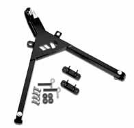 Each kit includes a pair of mounts and reinforcement plates. TOWING ACCESSORIES TOW BARS FIXED This Fixed Tow Bar has a 3500 lb. towing capacity and is manufactured of steel.
