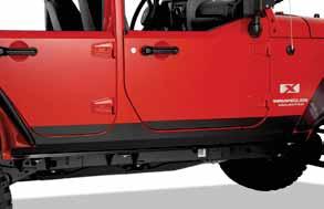 They are available flat or with a 90-degree bend (lip) that wraps 1 under the rocker panel. Sold in pairs.