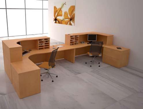 Screens can be desk mounted, freestanding and also on castors to move around easily.