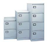 provide a space efficient solution to most on shelf filing requirements and undershelf lateral filing.