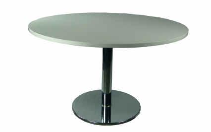 Colours available: Disc Table Polished Stainless