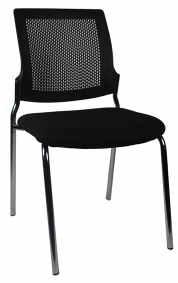 Stackable Fabric Seat Mesh Back Fabric