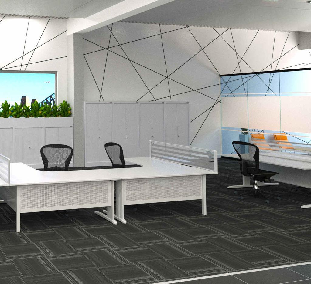 Desks CSpace Metal Perforated Modesty Panel for extra