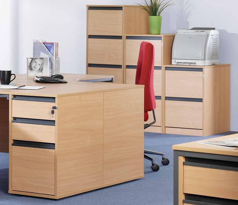 Maestro range of desks has long been established as the entry level 18mm desking system for