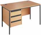 Maestro ommercial desking - H Frame Leg vailable in eech and Oak only.