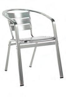 1001-0300 Chair double arm BOXULT2 Box of 4 chairs double arm Modern