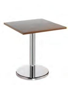 Pisa Café Tables Square top with round base B7DHC Square tables 700 700 725
