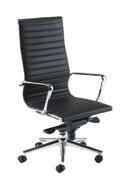 00 Leather Overall W 500 Overall H 1130 Overall D 400 CAV300-BLKL High back swivel chair 169.