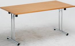 00 Semi - Circular Folding Table Folding tables with silver leg finish Code L(mm) D(mm) H(mm)