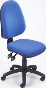 Permanent Contact Back Backrest fully adjustable for height and angle.