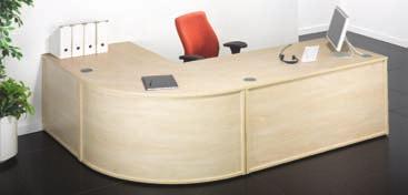 Reception Desking reception furniture Shown with optional reception shelf Invite modular reception system Rectangular and radius base units, complemented with