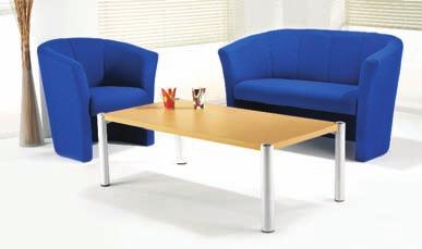 Stylish and comfortable Choice of fabric or leather finishes Cost effective solutions for reception and lounge areas