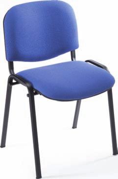 Meeting & Conference Stakka Chair Sienna Folding Chair with black frame Shown with chrome frame