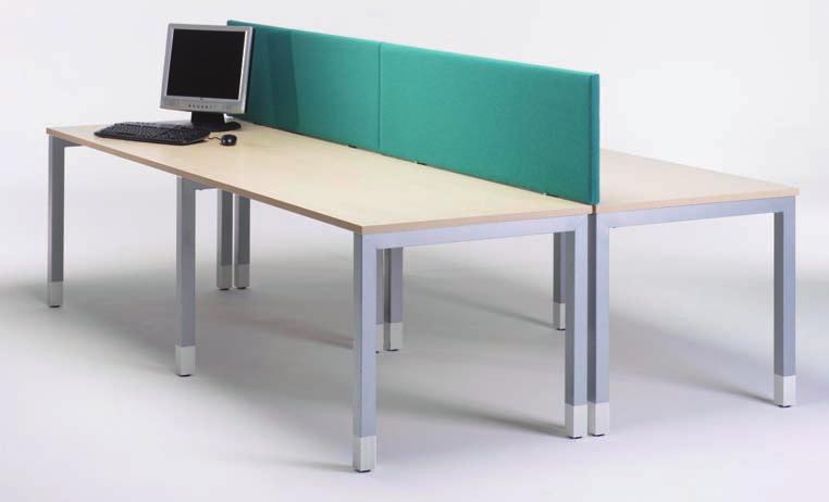 Office Screens Desk Mounted Straight Top office screens Desk Mounted Screens Each screen supplied with two desk mounting brackets in silver. To suit 18-30mm.