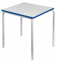 FAX 020 824 762 PREMIUM TABLES Crushbent Tables Cast PU Edge Our Premium tables come with a 2mm square steel crushbent frame and an 18mm high pressure laminate top.