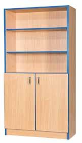 Comes with an 18mm Beech MDF carcass with 18mm shelves and a choice of edging colours as shown below. CODE DESCRIPTION SHELVES SIZE IN MM PRICE 18LBC1381 Single sided 1 70W x 32D x 70H 149.