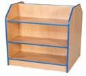 Comes with an 18mm Beech MDF carcass with 18mm shelves and a choice of edging colours as shown below. CODE DESCRIPTION SHELVES SIZE IN MM PRICE 18LBC1416 Single sided 1 70W x 32D x 70H 19.