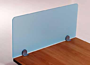 FAX 020 824 762 Desk Mounted Perspex Screens These transparent perspex screens are approximately mm thick and they are supplied with two 30mm Perspex clamp brackets.