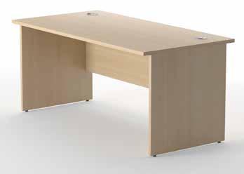 OPTIMUS DESKING Optimus Panel End Desk PHONE 020 824 2162 The Optimus range comes with a 2mm top and a 2mm edging. The wood finishes are scratch, heat and stain resistant.