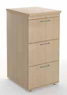 0 Suspension files hook front to back in the filing drawers Top colour: Top colour options, allow 4 week lead time: Beech Oak