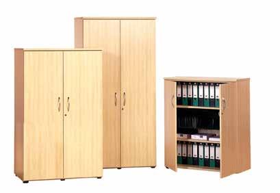 IDENTITY STORAGE Identity 2 Door Cupboards PHONE 020 824 2162 Solid 18mm wood finished backs and adjustable feet with metal to metal panel joins.