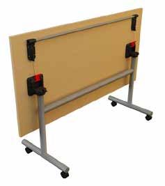 come with a 2mm top which flips over to one side for easy storage. The frame comes with lockable castors and a strengthening bar. 18T2176 Rectangular 800W x 800D x 740H 200.