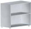 KARA STORAGE PHONE 020 824 2162 Kara Low Storage Units The Kara open units are supplied with an Aluminium Grey carcass and the cupboards have 19mm thick Melamine doors with