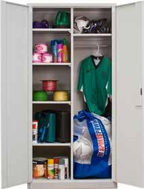 9 Colour option: Light Grey Classline Value Janitor Cupboard The Classline Janitor cupboard comes with a central