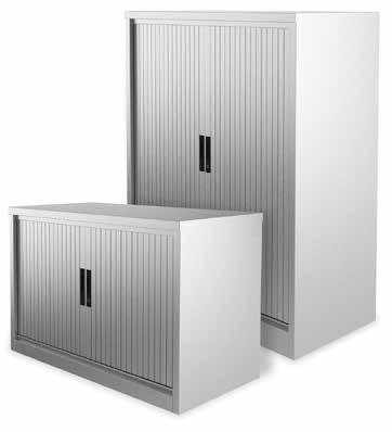 FAX 020 824 762 Kontrax Tambour Cupboards Kontrax side opening tambours are a cost effective, space efficient systems solution for your varied office storage needs.