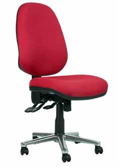 FAX 020 824 762 Kirby Task Chair KIRBY TASK CHAIRS The Kirby Task chair has a triple lever adjustment for gas height, back rake and seat tilt. Comes with a Black star base as standard.