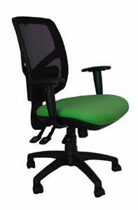 HEADING OPERATOR CHAIRS Haddon Mesh Chair PHONE 020 824 2162 111.2 T Adjustable Arms The Haddon mesh back chair comes with an upholstered seat pad with optional T adjustable or foldaway arms.