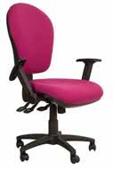 7 Seat base measures: W x 00D Fabric options on pages 224-22 Naseby Task Chair The Naseby task chair features a high square back on a Black star base.