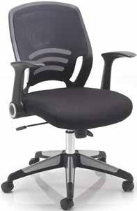 The cantilever frame visitor chair comes with a 3mm round tube frame in Black as standard.