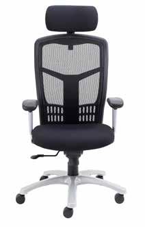 The operator chair comes with folding arms, a gas lift lever and weight tension control. CODE DESCRIPTION SEAT HEIGHT PRICE 18C206 Operator Chair with Air Mesh Seat 460-40mm 16.