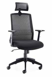 EXECUTIVE CHAIRS 2 Canasta Chair PHONE 020 824 2162 The Canasta operator chair comes with a single lever for gas height adjustment, fixed arms and a Black star base as