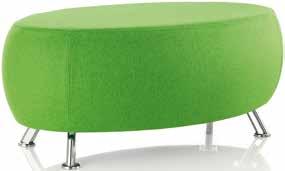 9 Fabric options on page 224-22 Seat Height 460mm Qube Seating 12.