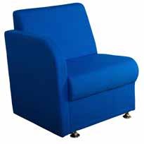 7 18C291 Convex Segment Chair 490W x 670D x 840H 98.