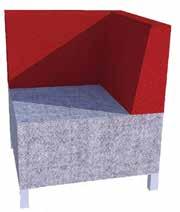 0 Available in Citadel, Era & Phoenix fabric options as shown on pages 224-22 Seat Height 430mm Iconic Range The Iconic range offers a D