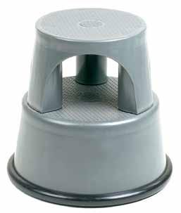 Mounted on 3 retractable polypropylene castors it will not slide, roll or tip over. Approved to the recognised European GS standard. CODE DIMENSIONS WEIGHT PRICE PRICE 3+ 18ACC2811 440D x 40H kg 41.
