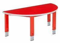 The tables come with a premium 2mm thick top and a hardwearing Light Grey Spray PU edge.